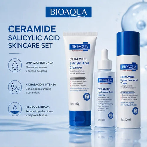 Bioaqua Ceramidas | Kit de Hidratación y Reparación Facial