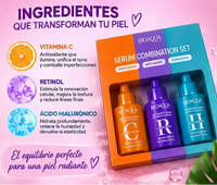 Kit Antiedad Bioaqua | Retinol + Vitamina C + Ácido Hialurónico 3