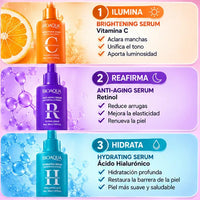 Kit Antiedad Bioaqua | Retinol + Vitamina C + Ácido Hialurónico 2