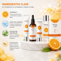 Kit Completo Vitamina C | Rutina Facial Iluminadora de 5 Pasos 3